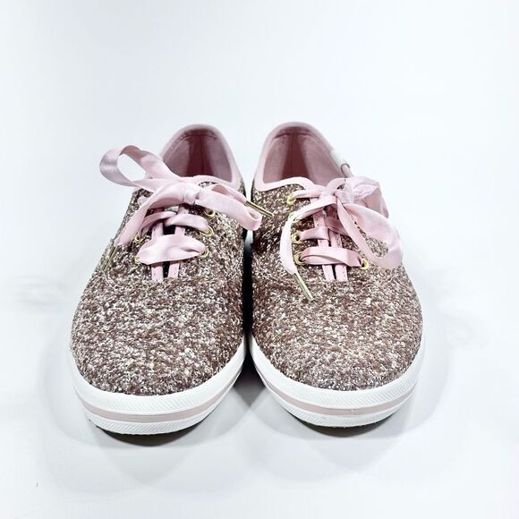 Kate Spade X Keds Champion rose gold glitter wedding sneaker shoes 6 - Picture 1 of 8